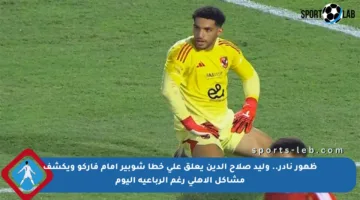ظهور نادر.. وليد صلاح الدين يعلق على خطأ شوبير أمام فاركو ويكشف مشاكل الأهلي رغم الرباعية اليوم